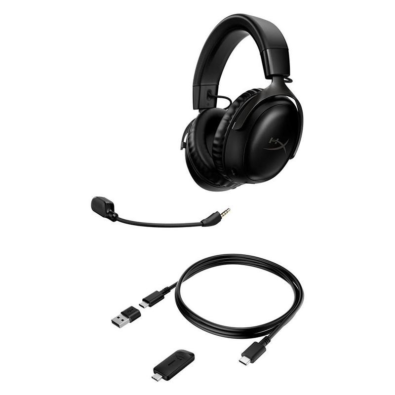 Headset Gamer Sem Fio HyperX Cloud III, Drive 53mm, Wireless